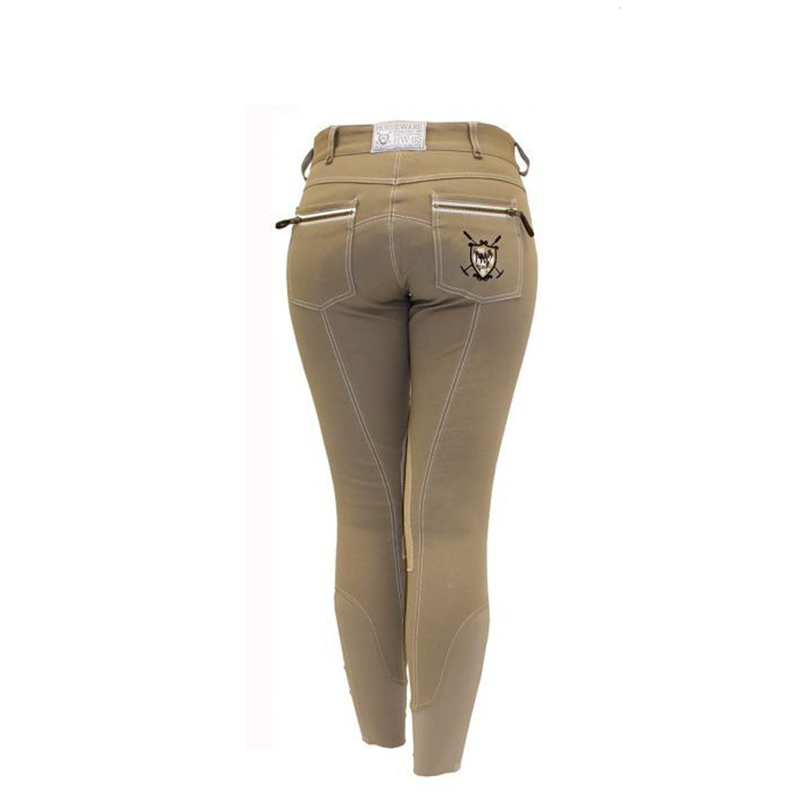 Horseware Ladies Nina Knee Patch Breeches - Tan-1